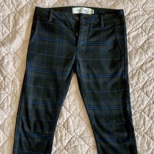 Topman Plaid Skinny Trousers - NWOT